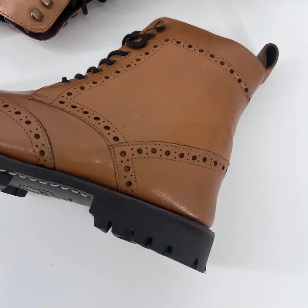 Anthony Veer Grant Leather Ankle Boots Mens Sz 8D
